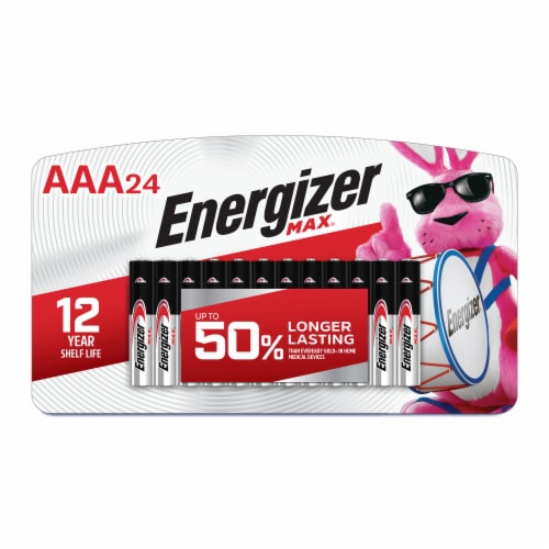 Energizer Max Alkaline AAA Batteries Perspective: front
