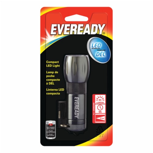 Eveready Compact Metal LED Flashlight - 1 Pack, 1 pk - City Market