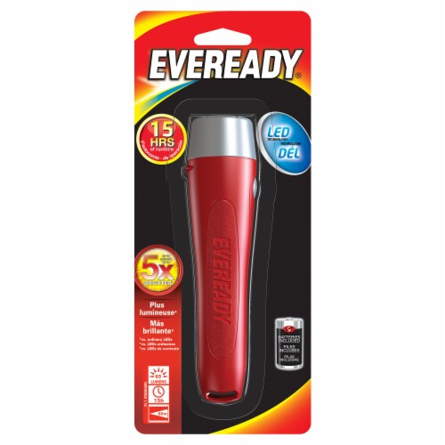 Eveready Battery Powered LED Flashlight Perspective: front