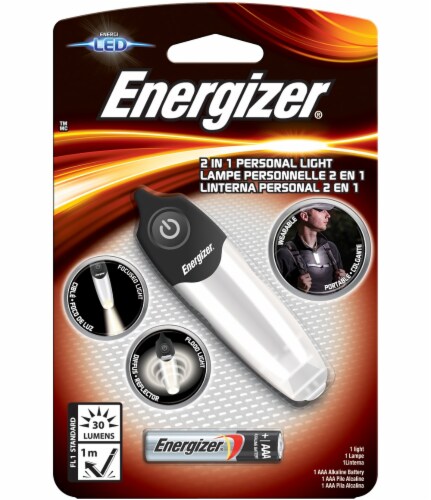 Energizer® 2-In-1 Personal LED Light Perspective: front