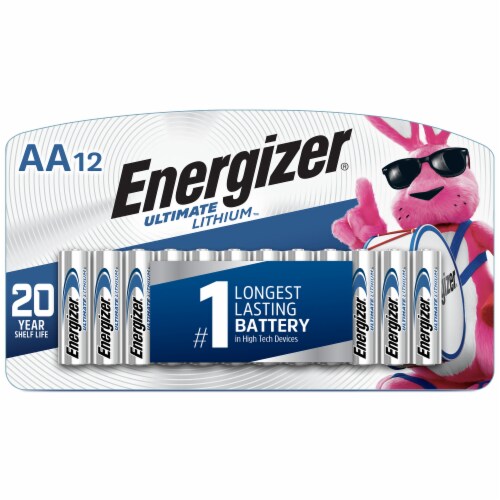 Energizer Ultimate Lithium AA Batteries, World's Longest-Lasting AA  Battery, 10 Pack 