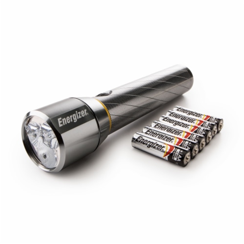 Energizer 1500 Lumens Battery Powered Metal LED Flashlight Perspective: front