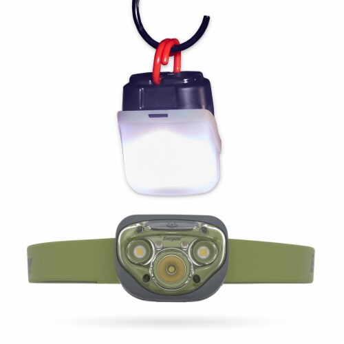 Energizer® Vision HD & LED Headlamp and Lantern Case Perspective: front
