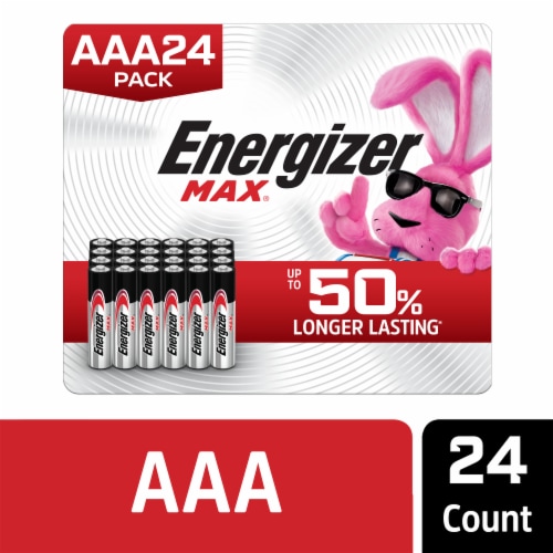 Energizer MAX AAA Batteries , Triple A Alkaline Batteries Perspective: front