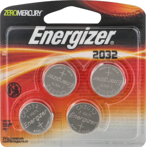 Energizer® 2032 Lithium 3 Volt Coin Battery Perspective: front