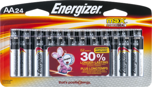 Energizer® Max® AA Alkaline Batteries Perspective: front