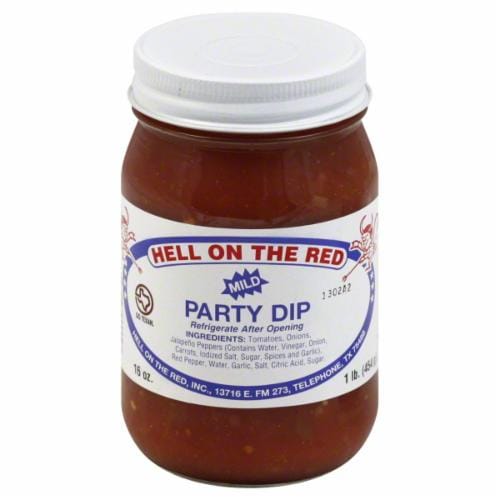 Hell On The Red Mild Party Dip Perspective: front