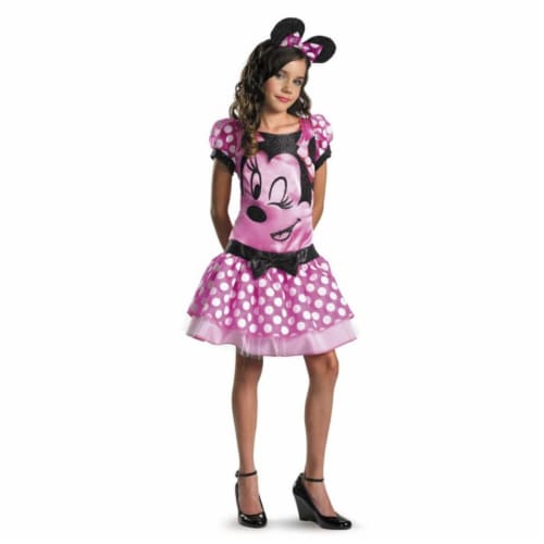 Costumes For All Occasions DG11399H Minnie Mouse Plus - Pink Perspective: front
