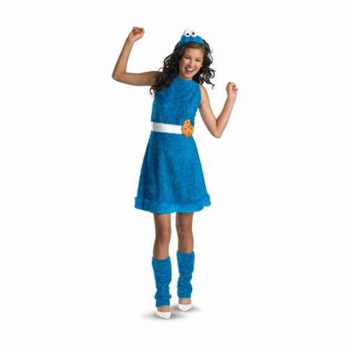 Costumes For All Occasions Cookie Monster Teen 14-16 Costume Perspective: front