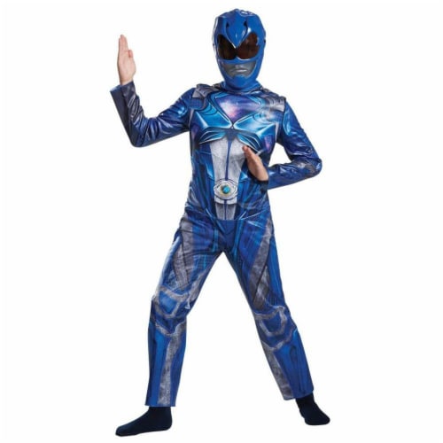 Morris DG18975K 2017 Blue Ranger Classic Child Costume - 7-8 Perspective: front