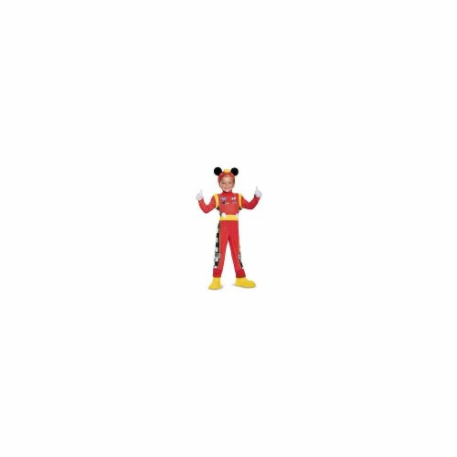 Disguise Mickey Roadster Deluxe Toddler Costume&#44; Small Costume Perspective: front