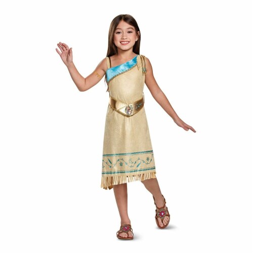Disguise 272573 Pocahontas Deluxe Child Costume - Medium Perspective: front