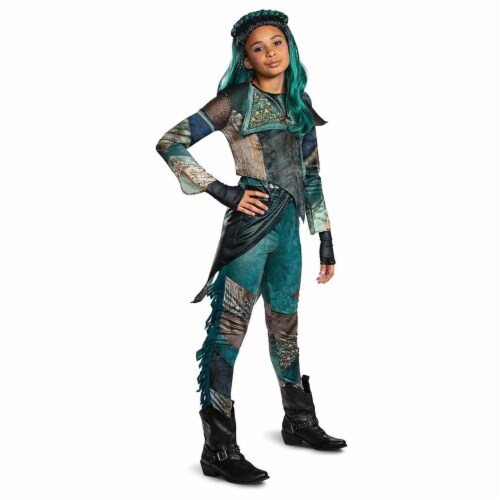 Disguise Girls Descendants 3 Uma Deluxe Child Costume&#44; Large Costume Perspective: front