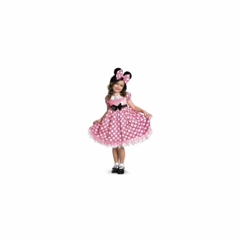 Minnie Mouse Glow In The Dark Toddler Costume Perspective: front
