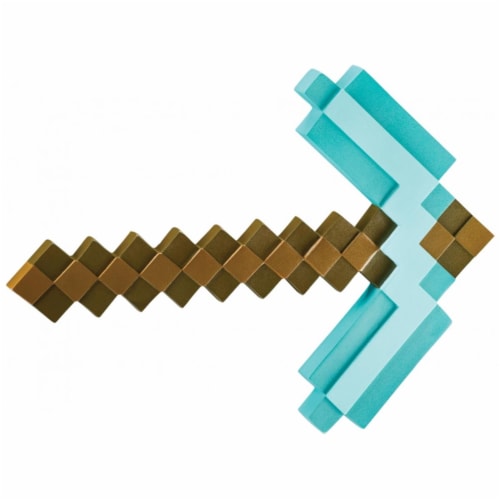 Morris DG65685 Minecraft Pickaxe Action-Figure Perspective: front