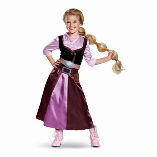 Disguise Rapunzel Season 2 Classic Child Costume, Purple, (Size Medium 7-8) Perspective: front