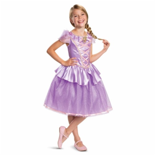 Disguise Girls Rapunzel Classic Child Costume&#44; Small 4-6X Costume Perspective: front
