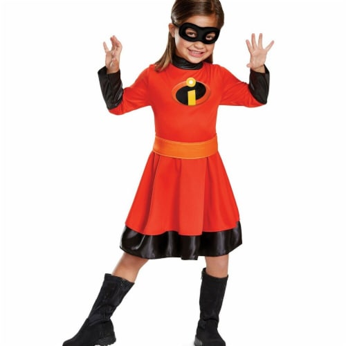Disguise 276011 Halloween Incredibles 2 Violet Classic Toddler Costume - 3T-4T Perspective: front
