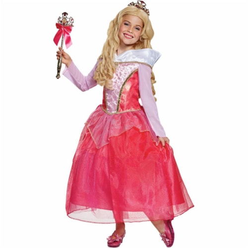 Disguise DG67055M Girls Aurora Deluxe Costume Toddler - Size 3-4T Perspective: front
