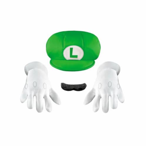 Morris Costumes Luigi Accessory Kit Child Costume Perspective: front