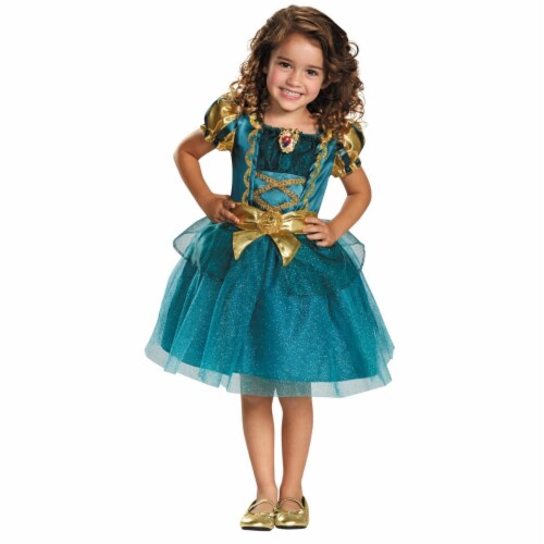 Morris Costumes DG82899L Merida Toddler Classic Costume, Size 4-6 Perspective: front