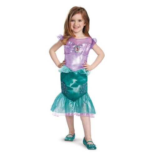 Ariel Toddler Classic Costume L (4-6x) Perspective: front