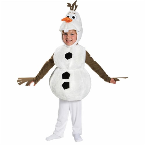 Disguise Frozen Melted Olaf Classic Toddlers Costume - Size 3T-4T Perspective: front