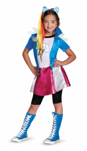 Rainbow Dash Equestria Deluxe Costume L 10 12 1 Fry s Food Stores