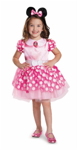 Pink Minnie Mouse Classic Tutu Costume (7 - 8) Perspective: front
