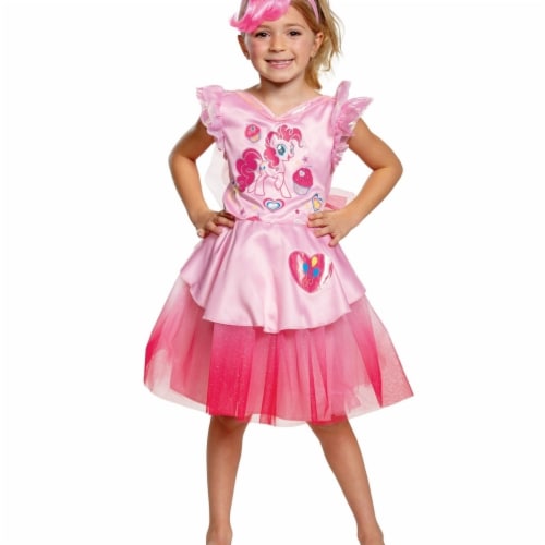 Disguise 403034 Pinkie Pie Tutu Deluxe Child Costume for Girls - Size 2T Perspective: front