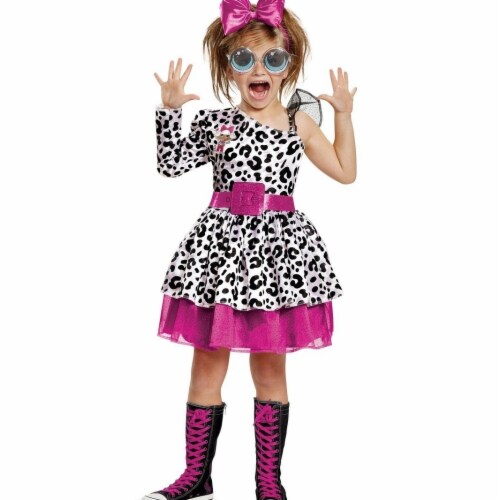 Disguise 276032 L.O.L Dolls Diva Deluxe Child Costume, Small Perspective: front