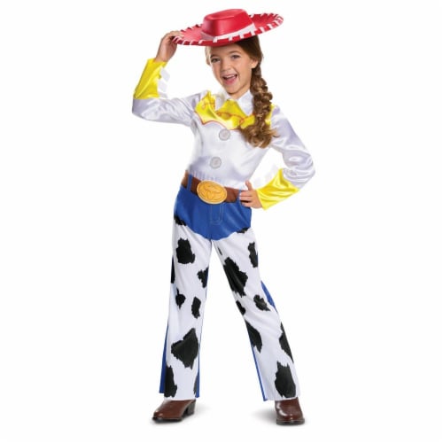 Disney Pixar Jessie Toy Story 4 Classic Girls' Costume (4-6X) Perspective: front