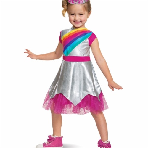 Disguise 403368 Rainbow Rangers Rosie Classic Child Costume for Girls - Size 4-6 Perspective: front