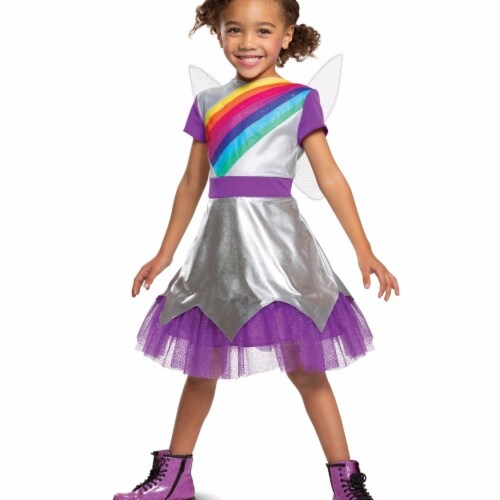 Disguise 403370 Rainbow Rangers Lavender Classic Child Costume for Girls - Small Perspective: front