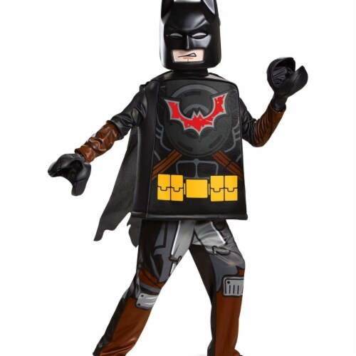 Disguise 403222 Child Lego Movie 2 Batman Deluxe Costume for Boys, Medium Perspective: front