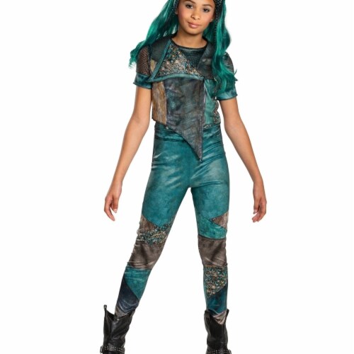Disguise Girls Descendants 3 Uma Classic Child Costume&#44; Medium 7-8 Costume Perspective: front