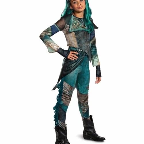 Disguise Girls Descendants 3 Uma Deluxe Child Costume&#44; Medium Costume Perspective: front