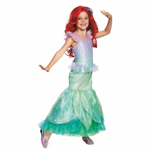 Morris Costumes Child Ariel Ultra Prestige Costume - Size 3T-4T Costume Perspective: front
