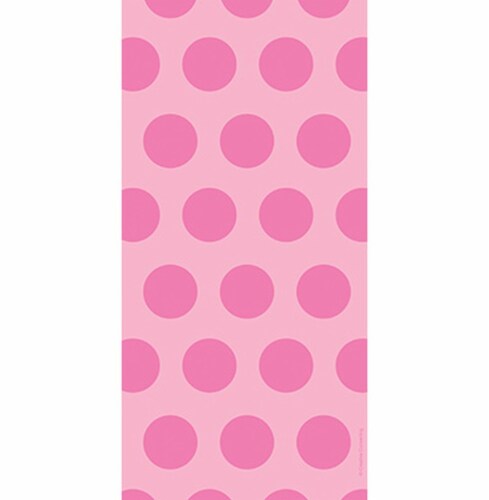 James Paul Products Candy Loot Bags - Pink Dots Perspective: front