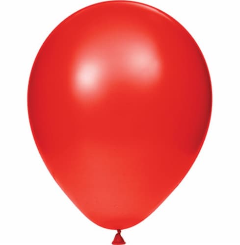 Creative Converting Classic Red Latex Balloons Perspective: front