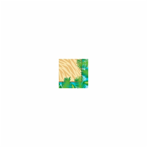 Creative Converting 655520 Safari Adventure - Beverage Napkins - Case of 192 Perspective: front