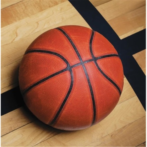 Creative Converting 657964 Sports Fanatic Basketball Beverage Napkins - Case of 216 Perspective: front