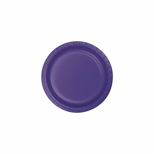 Creative Converting Paper Purple 9 Round Dinner Plates 24 Pack 47115B ...