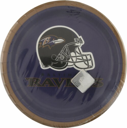 NFL Baltimore Ravens Plates Perspective: front