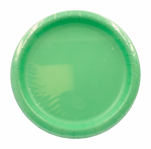 Hoffmaster Group Fresh Mint Luncheon Plate Perspective: front