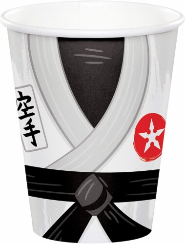 Creative Converting 346247 9 oz Karate Party Cups - 96 Count Perspective: front