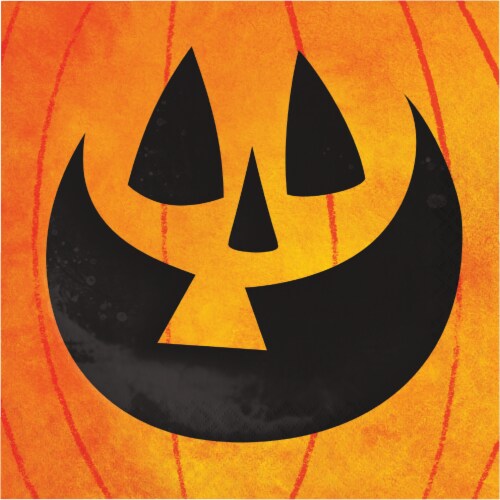 Creative Converting Partyin’ Pumpkins Napkins Perspective: front