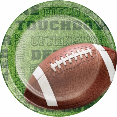 Creative Converting Fall Tailgate Plates Perspective: front
