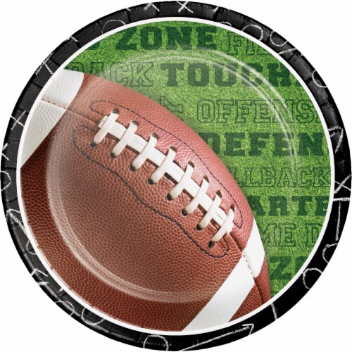 Creative Converting Fall Tailgate Plates Perspective: front