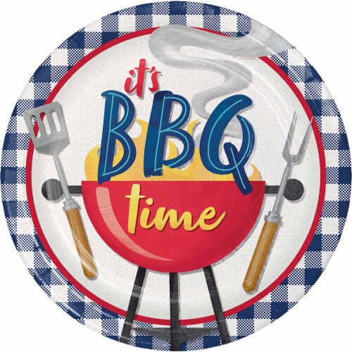 Creative Converting Summer Tastes 9-Inch Paper Plates Perspective: front